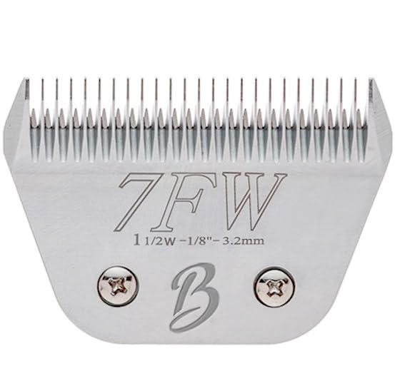 Detachable A Series Wide 7fw Blades for Dog Grooming Full Tooth Cuts Length 1/8" - 3.2mm Japanese Carbon Steel 7fw Dog Grooming Blade Supplies| 7fw Dog Clipper (Compatible A5 Series(B7FW) 7fw (1/8" - 3.2mm) - PawsPlanet Australia
