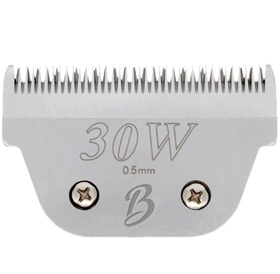 Detachable A Series Wide 30 Blades for Dog Grooming Cuts Length 1/50" - 0.5mm Japanese Carbonized Steel Wide Grooming Blades Compatible A5 Series Wide Clippers for Dogs(30W) 30W (1/50" - 0.5mm) - PawsPlanet Australia