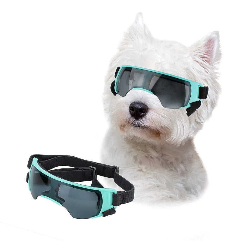 Lesypet Dog Sunglasses Small Breed, Dog Goggles for Small Dogs Windproof Anti-UV Glasses for Dogs Outdoor Eye Protection, Blue - PawsPlanet Australia