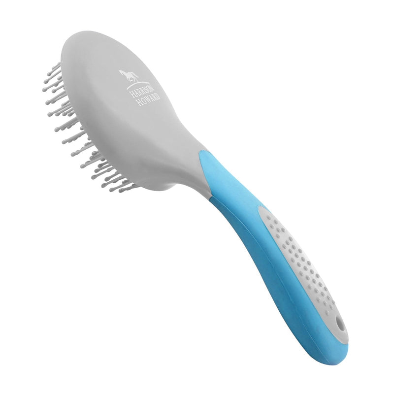 Harrison Howard Horse Mane and Tail Brush Horse Professional Grooming Brush Equestrian Detangler Non-Slip Brush Light Blue - PawsPlanet Australia