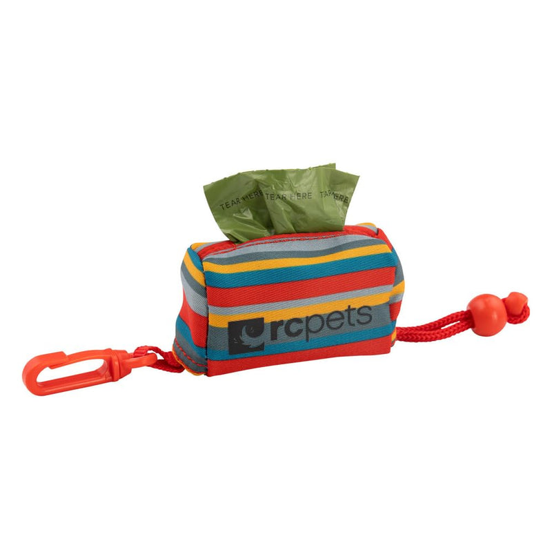 RC Pet Products P.U.P Bag Convenient, Durable, Efficient Waste Disposal Bag Carrier | Multi Stripes Red - PawsPlanet Australia
