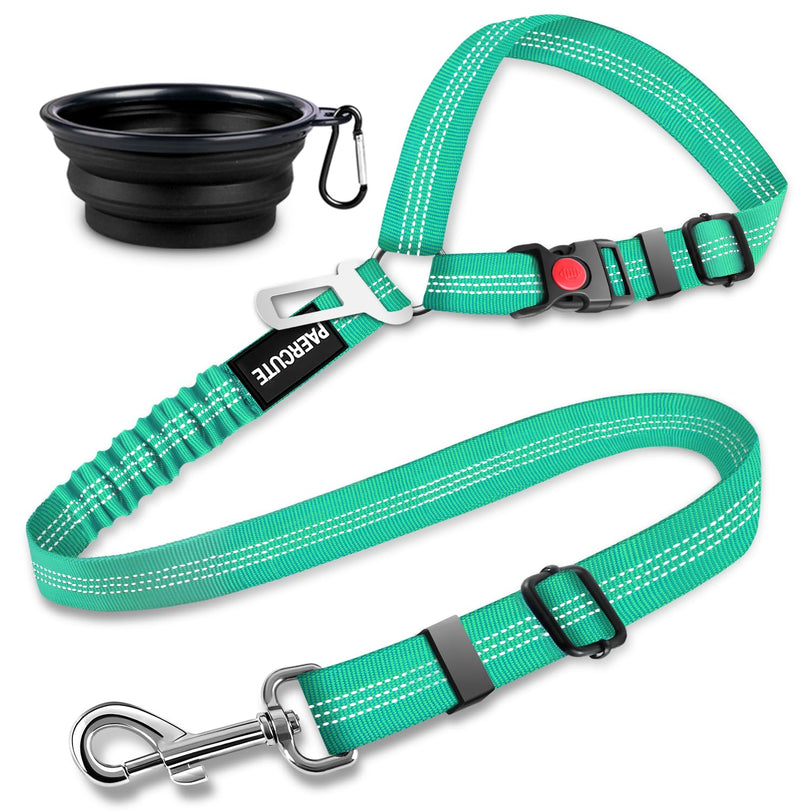 2 Piece Set Dog Seat Belt Retractable Dog Car Seatbelts Adjustable Pet Seat Belt for Vehicle Headrest Restraint Adjustable Heavy Duty & Elastic & Durable Car Harness for Dog Lotus - PawsPlanet Australia