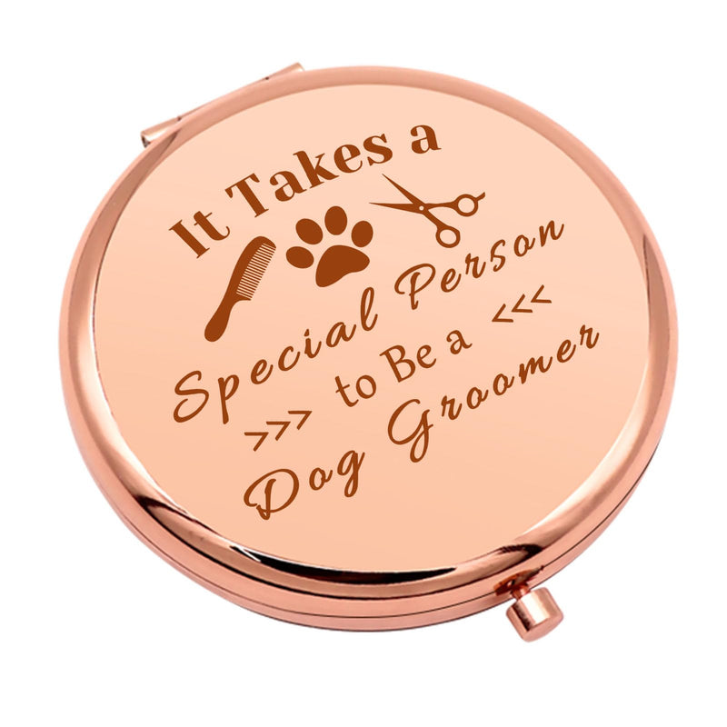 Dog Groomer Gift for Women Dog Hairdresser Compact Makeup Mirror for Dog Stylist Dog Salon Pet Grooming Gifts Dog Lover Gift Appreciation Gift Folding Makeup Mirror Christmas Birthday Gifts Dog Groomer Gift - PawsPlanet Australia