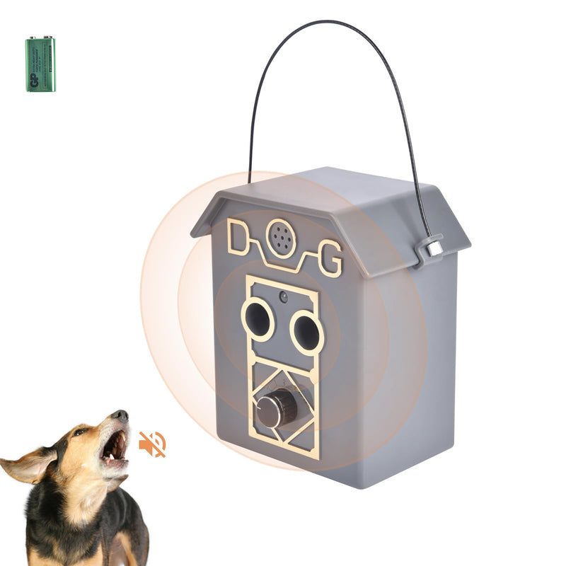 Petmolico Anti Barking Device, Auto Dog Barking Deterrents Control Device with 4 Levels, 20HZ Ultrasonic Gentle Dog Silencer No Bark Training Device 49FT Range Indoor Outdoor, Black - PawsPlanet Australia