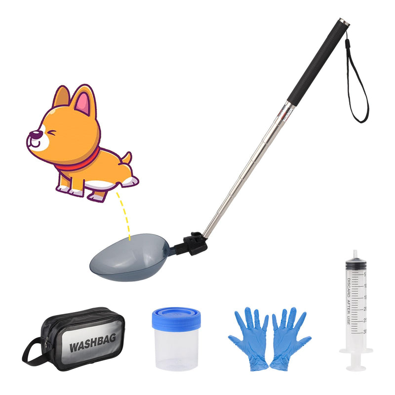 Dog Cat Urine Collector - Telescopic Urine Sample Catcher for UTI Test Kit,Dog Pee Stick for Veterinary Supplies.Dog Pregnancy Pee Test Kit w/o Medicine Feeder - PawsPlanet Australia