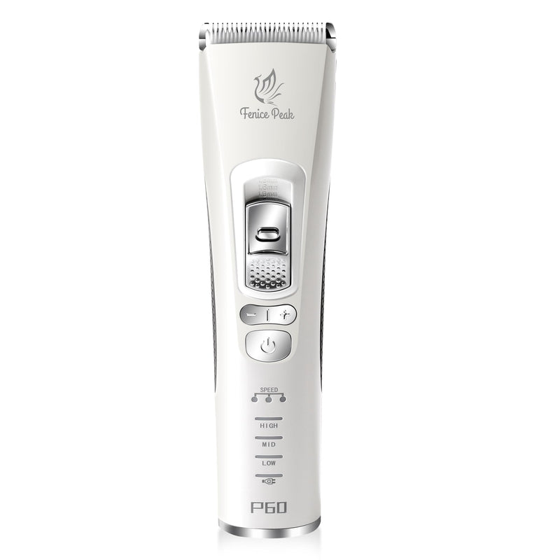 FENICE PEAK Dog Grooming Clippers for Thick Heavy Coats 3 Speeds Low Noise Pet Grooming Kit Cat Eletric Clipper with 10FC Ceramic & Stainless Steel Blade Clipper+10FC Blade - PawsPlanet Australia