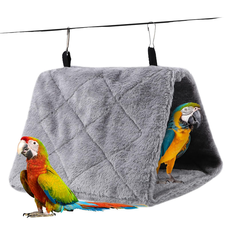 Warm Bird Nest House, Bird Bed for Cage Accessories, Parakeet Toys Hammock, Plush Parrot Hanging Hut Tent for Conure Cockatiel Lovebird Cockatoo - PawsPlanet Australia