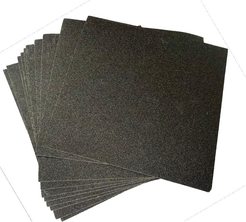 10 - Pack 10.5" x 10.5" 27cm x 27cm Abrasive Sheets Sand Paper 80 grit Replacement Removeable Adhesive Backing Dog Scratch Pad Nails Grinder Trimmers Clipper Board Paw Claw cat k9 Emery File Replacement 80 Grit Abrasive Sheerts - 10 pack - PawsPlanet Australia
