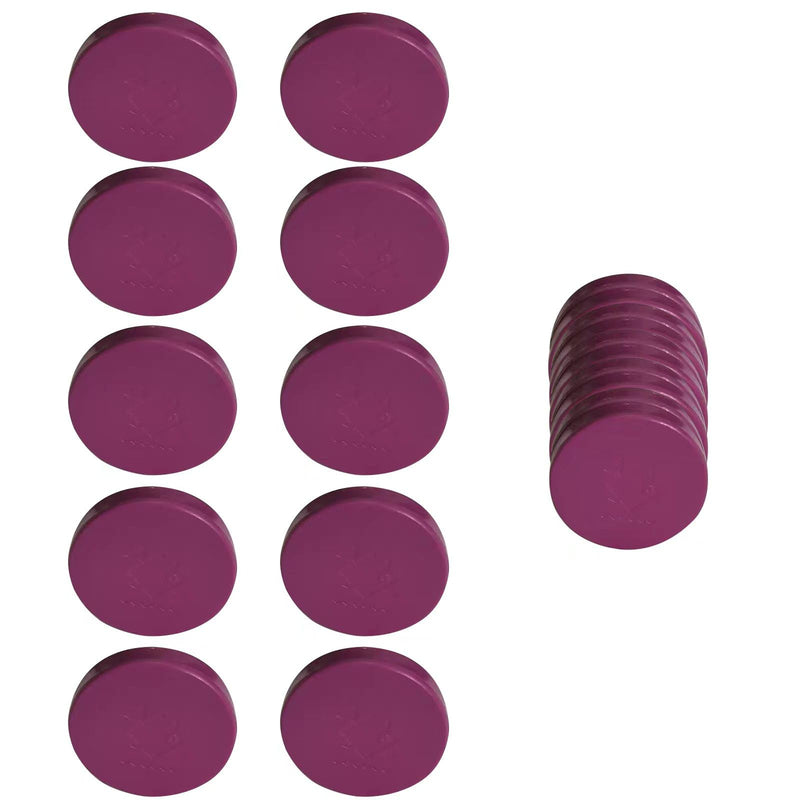 Coral frag Magnetic Base, Coral frag Magnetic Plugs,Waterproof Magnetic Coral frag Base, Purple, Round 10-Piece Set Coral Frag Magnetic Base(purple, Round 10pcs) - PawsPlanet Australia