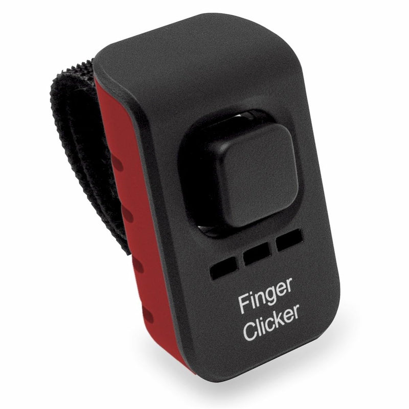 Educator Dog Training Finger Clicker with Audible Sound for Positive Reinforcement, Behavior and Obedience Pet Trainer, Red - PawsPlanet Australia