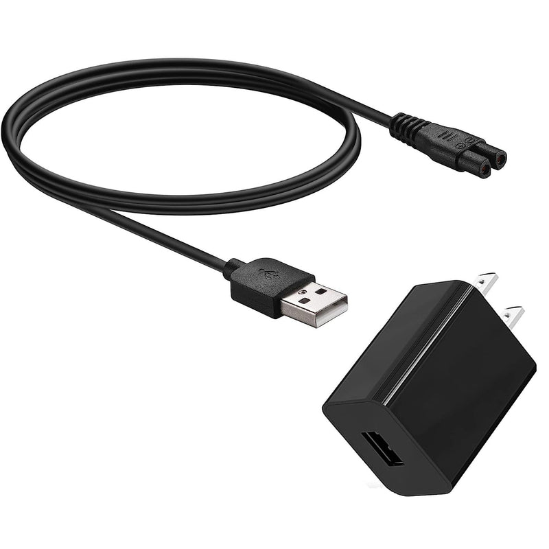 USB Charging Cable Wall Adapter Compatible with Sminiker Pet Hair Clipper Pro Charger Cord - PawsPlanet Australia