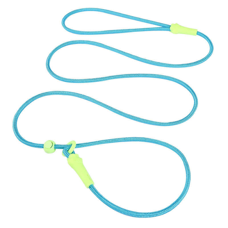 Small Medium Large Dog Training Slip Lead Leash 6Ft No Pull Puppy Leash 8 Colors Classic Dog Rope (Blue) one size blue - PawsPlanet Australia