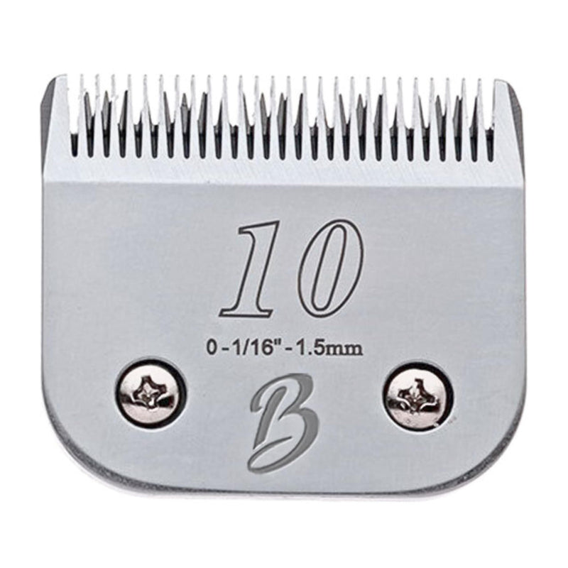Detachable A Series 10 Blade Dog Grooming Cut Length 1/16" / 1.5mm Japanese Carbonized Steel Dog Grooming Blades 10 (Compatible A5 Series Clippers for Dogs Horses(B10) 10 (1/16" / 1.5mm) - PawsPlanet Australia