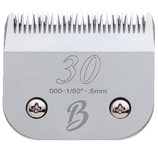 Detachable A Series 30 Blades for Dog Grooming Cuts 1/50" - 0.5mm Japanese High Carbon Steel Dog Clipper Blades & 30 Blade Dog Grooming (Compatible A5 Series Clippers for Dogs Cat (B30) 30 (1/50" - 0.5mm) - PawsPlanet Australia