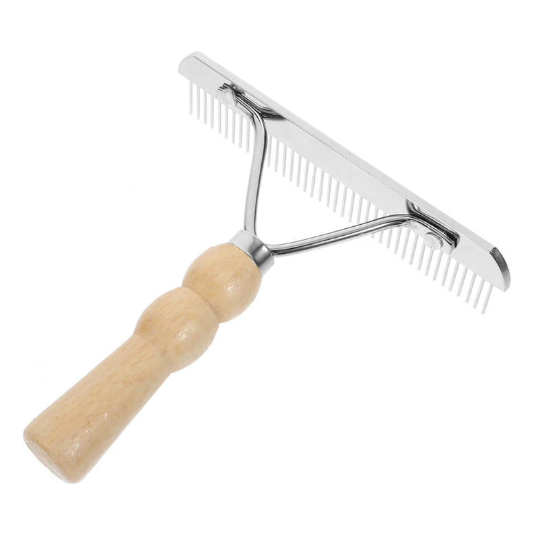 Mipcase Horse Grooming Hair Comb: Heavy-Duty Horse Grooming Brush with Ergonomic Handle for Shedding & Dirt Removal, Enhances Mane, Tail & Coat Health - PawsPlanet Australia