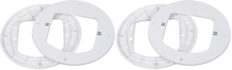 PetSafe Installation Adapter, Mounting Adapter for Installation of PetSafe Microchip Cat Flap and Manual Cat Flap, for Glass, Walls and Metal Doors, White (Pack of 2) 2 Piece Set (Pack of 2) - PawsPlanet Australia