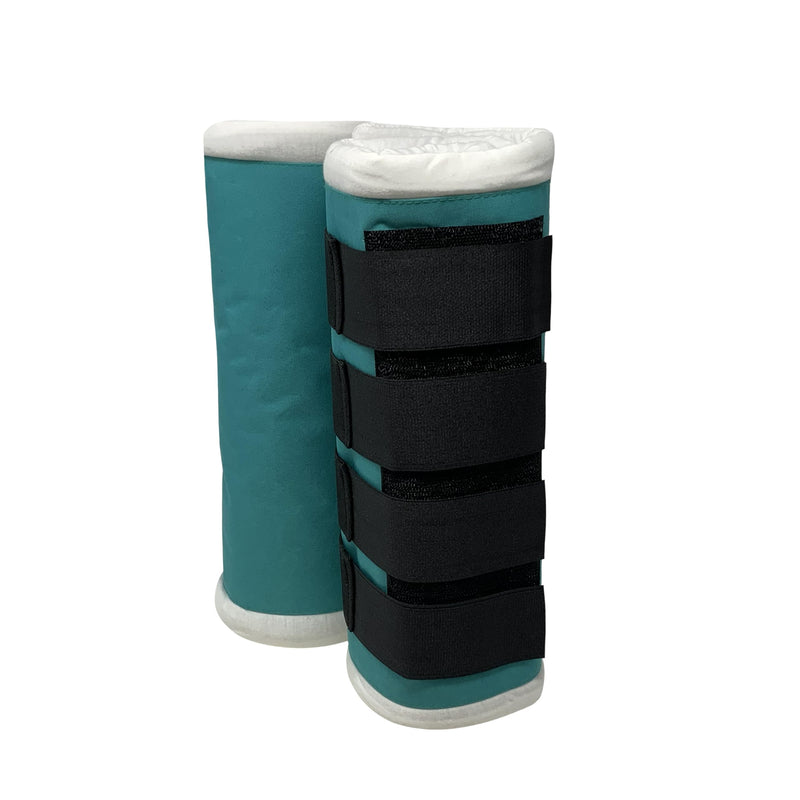 Showman Nylon Quick Wrap Standing Wraps Teal - PawsPlanet Australia