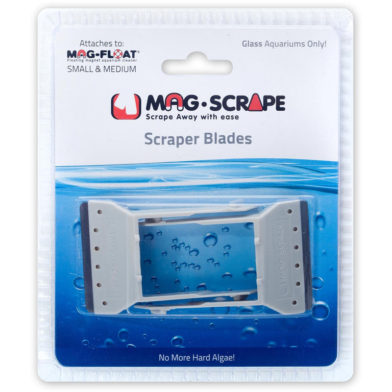Mag-Float 2 Pack Algae Scraper Replacement Blade 030 & 125 Small & Medium | Glass Aquarium Cleaning Attachment - PawsPlanet Australia