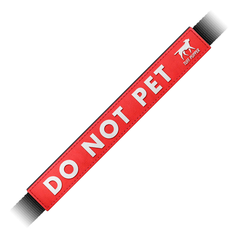 Tuff Pupper Waterproof Leash Sleeve | Fits Any Standard Size 1 Inch Wide Leash | Dual Sided Message | Durable Neoprene & Silicone | Odor & Stink Proof | Easy Secure On & Off (1 Pack, Do Not Pet) Leash Sleeve - 1 Pack - PawsPlanet Australia