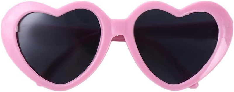 Pink Pet Heart Sunglasses Photos Props Cute Pet Dog Sunglasses Cat Glasses Sun Flower Glasses Pets Party Decor for Small Dogs Cat Accessories Cute Pet Dog Sunglasses purple - PawsPlanet Australia