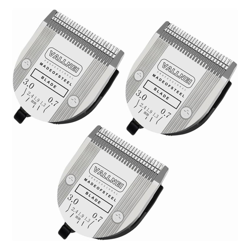 3 Pack Detachable Adjustable Pet Dog Grooming Clipper 5-in-1 Blade Compatible with WAHL Professional Animal Blade Arco, Bravura, Chromado, Creativa, Figura, and Motion Pet, Dog, and Horse Clippers 3 Pack - PawsPlanet Australia