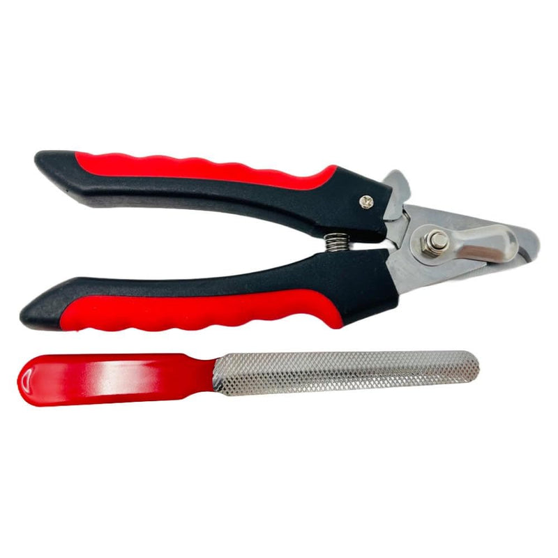 G.B.S Dog & Cat Pets Nail Trimmers and Clippers - with Safety Guard to Avoid Over Cutting, Free Nail File, Stainless Steel Blade - Professional Grooming Tool for Pets - PawsPlanet Australia