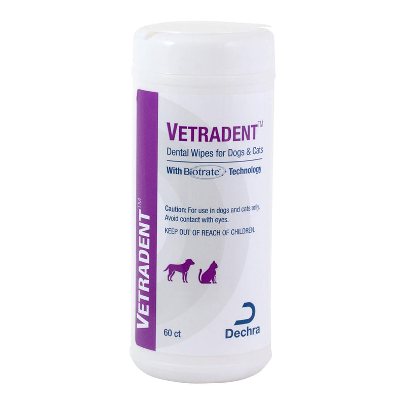 Vetradent Dental Wipes, 60 ct 60ct White