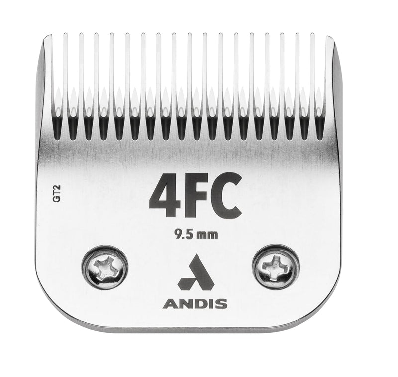 Andis 72620 CeramicEdge Carbon-Infused Steel Pet Clipper Blade, Size-4FC, 3/8-Inch Cut Length, Stainless Steel - PawsPlanet Australia