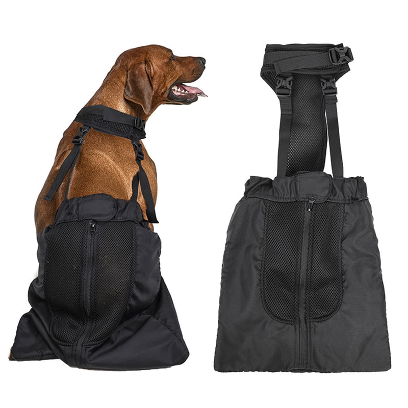 Drag Bag for Paralyzed Pets, Indoor Dog Wheelchair Alternative for Disabled Back Rear Legs Dog, Protects Chest and Limbs, Durable Nylon Breathable and Comfortable (L) L - PawsPlanet Australia