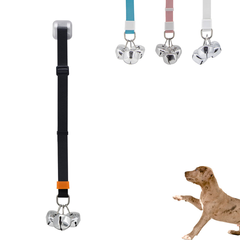 SVD.PET Puppy Bell Doorbell, Dog Bell for Potty Training, Attached to doorknob or Anywhere Near The Door, Length and Height Adjustable (Black) 1-PACK Black - PawsPlanet Australia