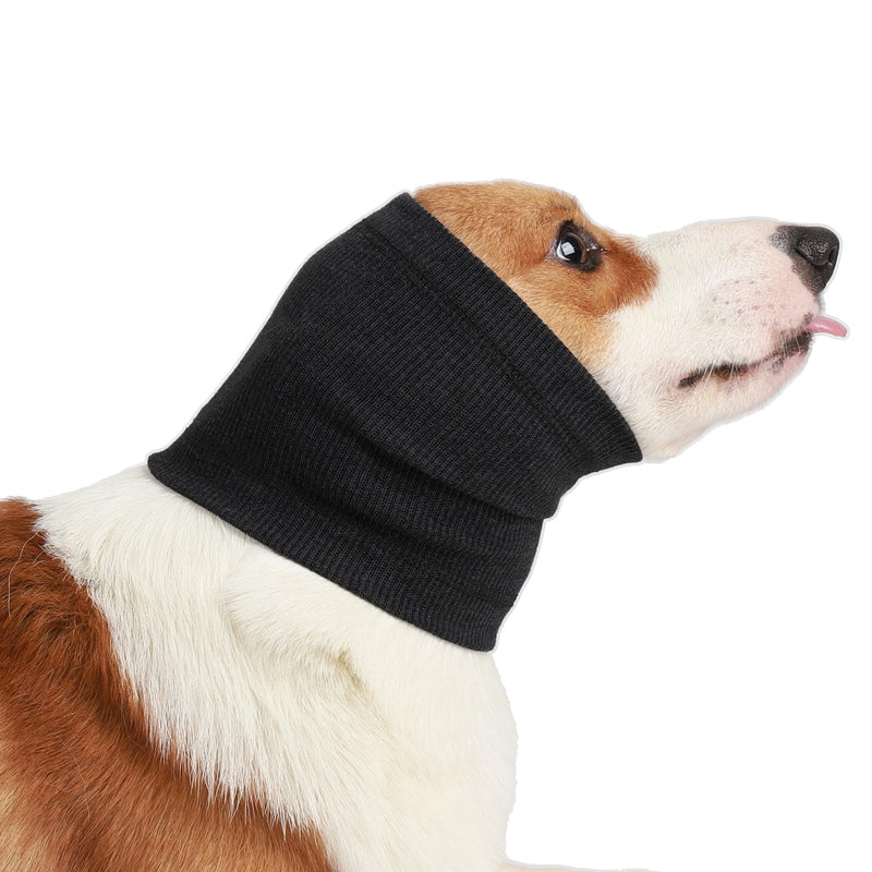 Quiet Ears for Dogs Hats Hoodies Dog's Ear Muffs Headband Noise Ear Protection for Dogs,Blcak S Small Black - PawsPlanet Australia