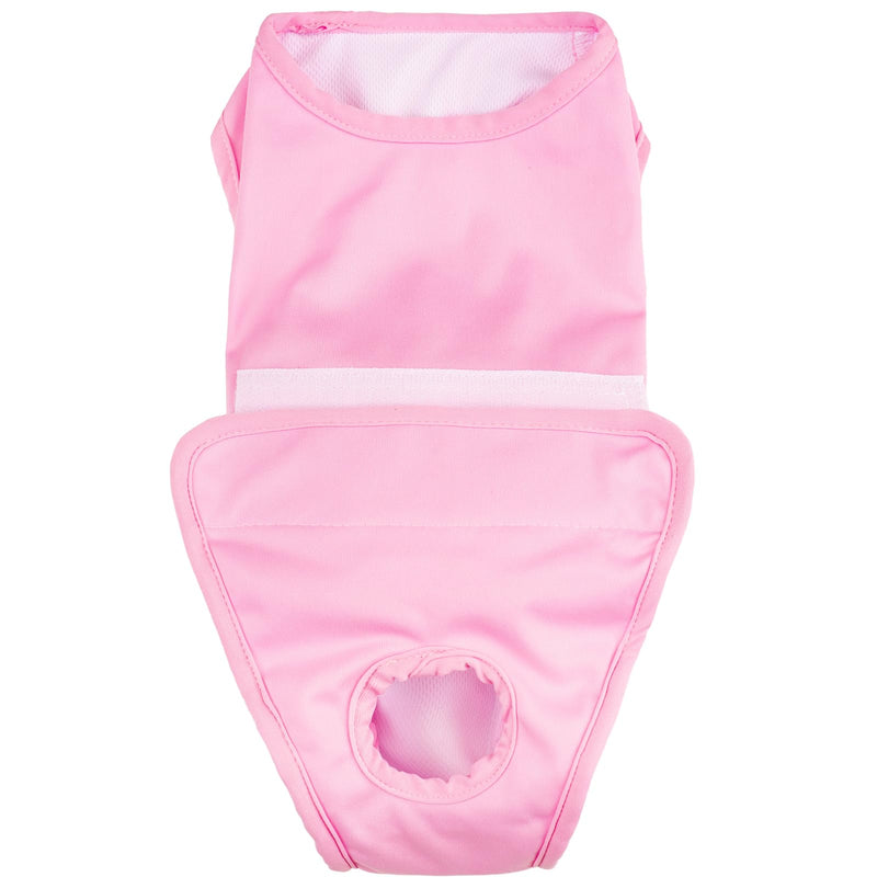 Full Body Dog Diaper with a Puppy Nappies Physiological Dog Surgery Recovery Suit for Dogs Cats After Surgery, Soft Breathable Pet Bodysuit Alternative Surgical Suit Puppy Wear (Pink, Medium) Pink - PawsPlanet Australia