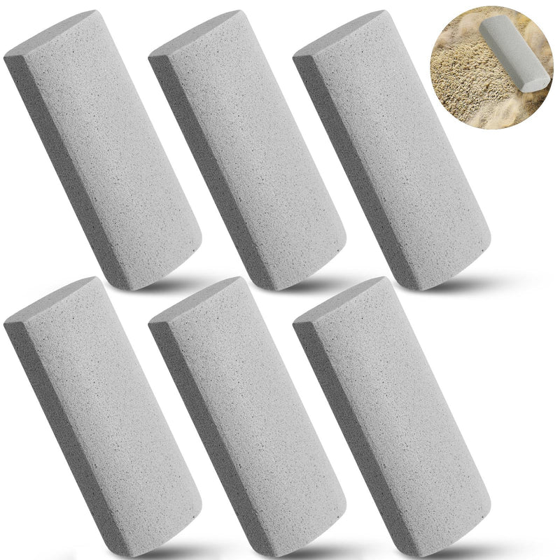 Abbylike 6 Pcs Pet Hair Remover Gray Pumice Stone Car Pet Hair Removal Tool for Bedding Carpet Couch Furniture Cleaning(5.3 x 2 x 1.4 Inch) 5.3 x 2 x 1.4 - PawsPlanet Australia