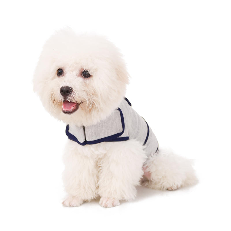 Dog Anxiety Vest, Comfort Dog Anxiety Relief Coat, Breathable Dog Calming Vest for Thunderstorm, Travel, Fireworks, Vet Visits (S,Light Grey) Small Light Grey - PawsPlanet Australia