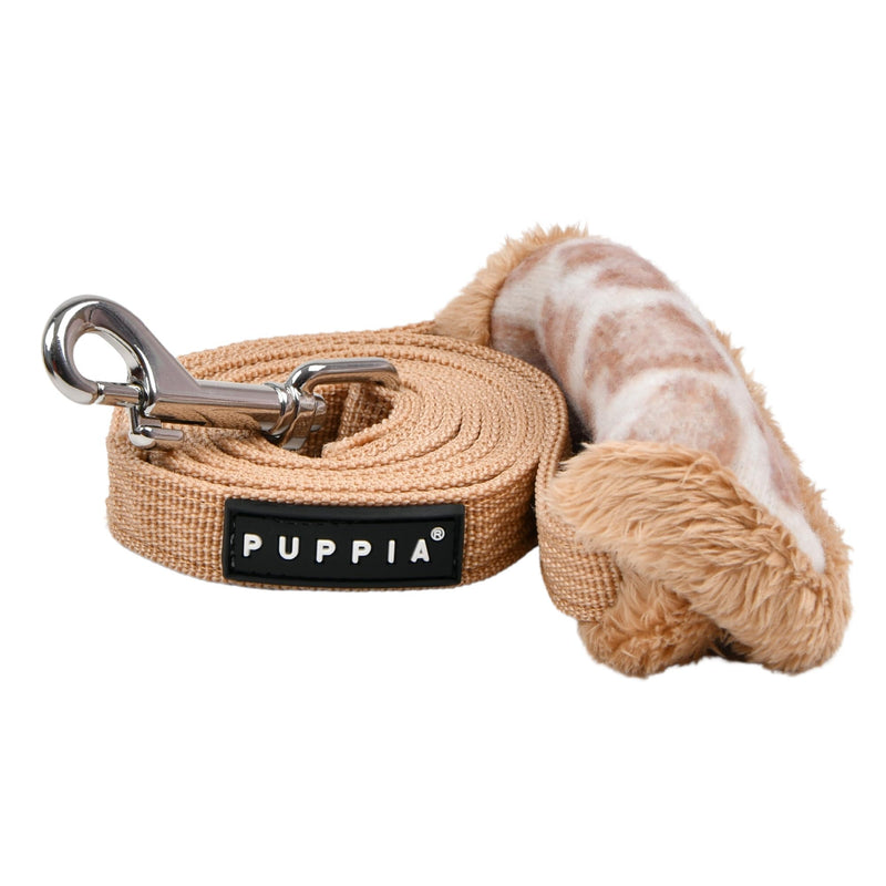 Puppia Kovo Winter Dog Leash Walking Training Fashionable for Small and Medium Dogs, Beige, Large Beige_Kovo - PawsPlanet Australia