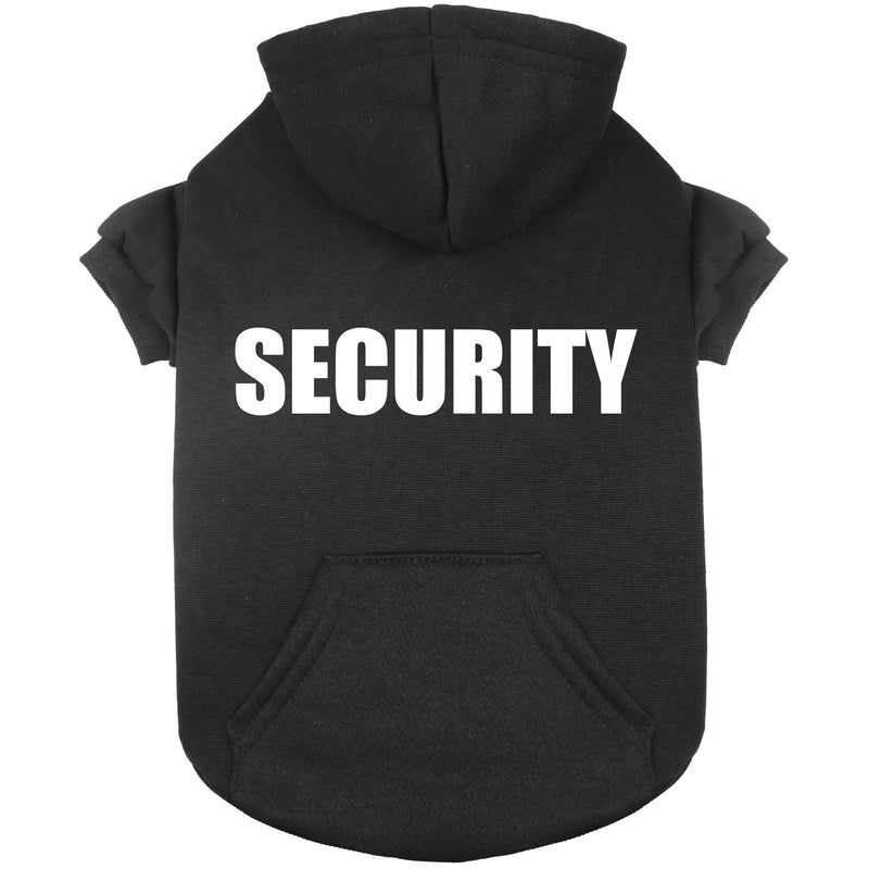 Dog Sweaters for Medium Dogs Security Dog Hoodie Dog Sweater Soft Brushed Fleece Dog Clothes Dog Hoodie Sweatshirt with Pocket(M) - PawsPlanet Australia