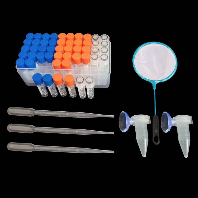 brine Shrimp Egg Dispense Storage Bottle kit for brine Shrimp Hatchery with 50 brine Shrimp Egg Collection Bottles,Bottles Holder,3 Aquarium feeders,2 Automatic Feeding Bottles,Collecting net - PawsPlanet Australia