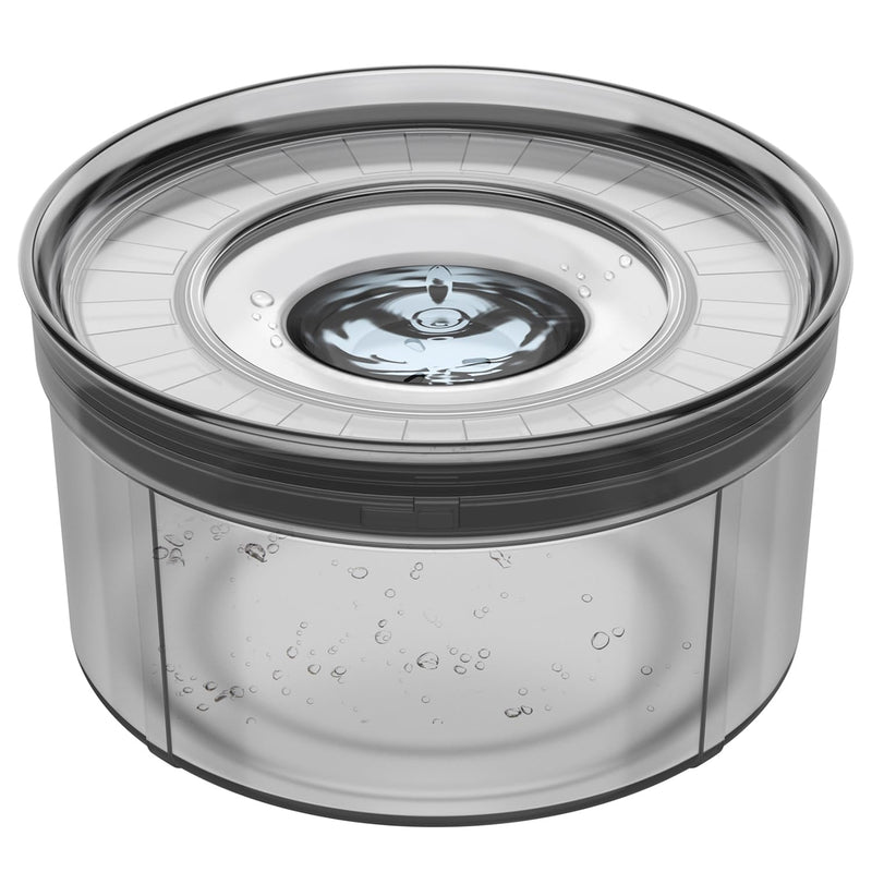 1Gallon Dog Water Bowl No Spill, Spill Proof Dog Bowl BPA-Free, 3.8L/128oz Large Capacity, No Splash Water Bowl with Non-Slip Base, Slobber Stopper Water Bowl for Messy Drinkers [Anti Digging Lip] Smoky - PawsPlanet Australia
