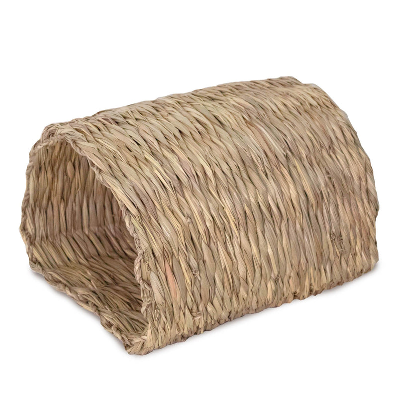 Seagrass House Tunnel Hutch Woven Hut Hay Shelter for Bunny, Rabbits, Guinea pigs, Chinchilla, Rats, Holland Hop, Cockatiels and Small Animals - PawsPlanet Australia