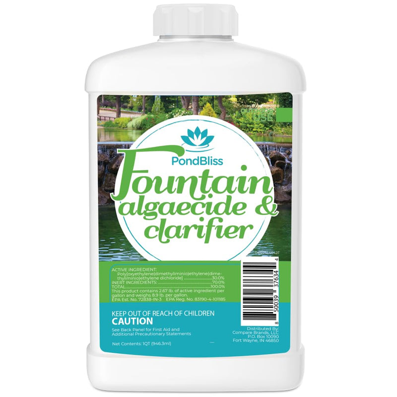 Algaecide for Fountains – Clarify and Controls Algae for Large and Small Fountain (8 oz) 8 oz - PawsPlanet Australia