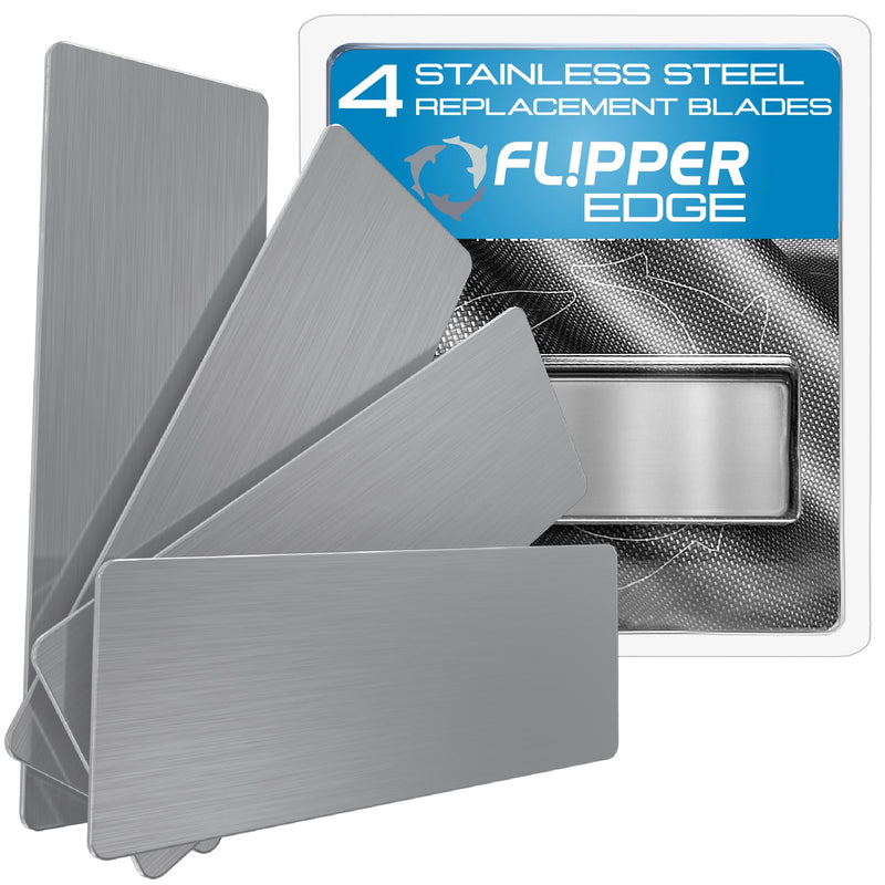 Flipper Edge Stainless Steel Blades - 4pk Standard - PawsPlanet Australia