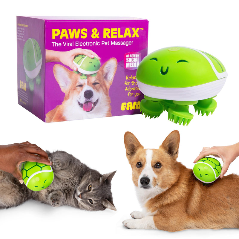 WHAT DO YOU MEME? Paws & Relax: The Adorable Turtle-Shaped Pet Massager, for Dogs & Cats - PawsPlanet Australia