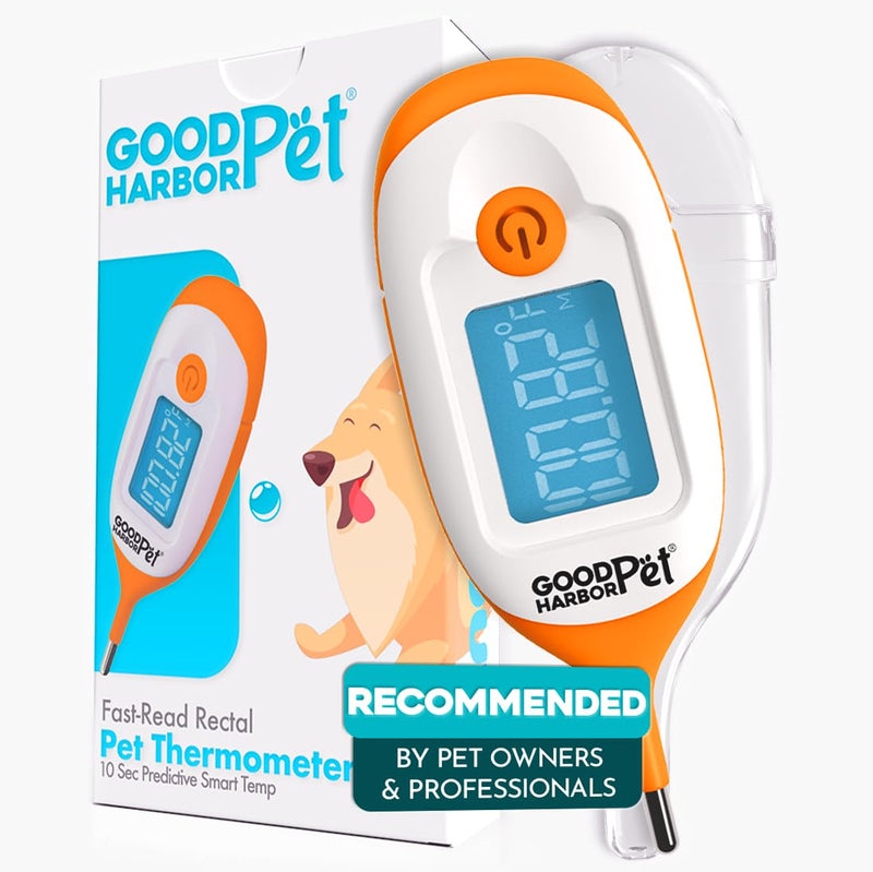 GoodHarborPet-OnlyTemp Ultra-Fast 10s Read, IP55 Water Resistant - Precision Rectal Thermometer for Pets - PawsPlanet Australia