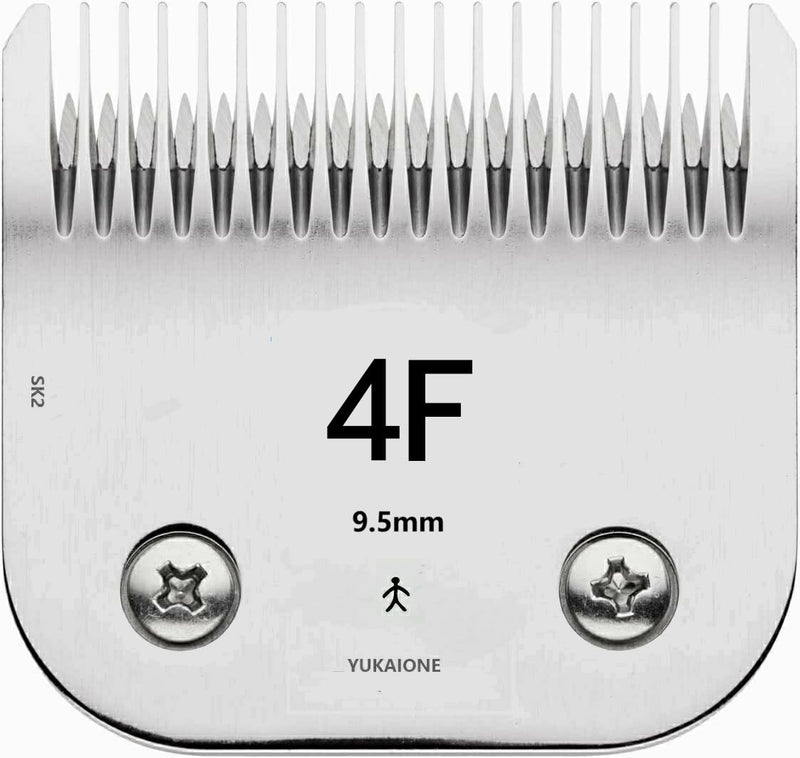 Detachable Pet Dog Grooming Clipper Blades,Compatible with Andis Size-4F Cut Length (9.5mm),Compatible with Oster A5,Wahl KM Series Clippers 4F - PawsPlanet Australia