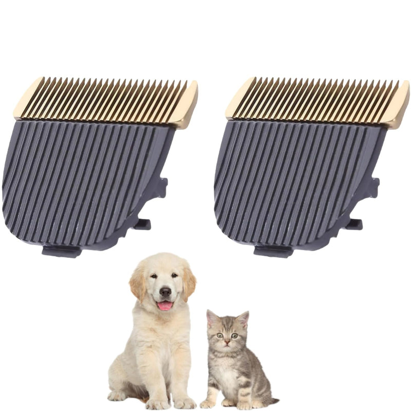 Dog Hair Clipper Blade Professional Pet Clippers Replacement Blades Cat Dog Accessory for Baorun P2/P3 One Size 2pcs - PawsPlanet Australia