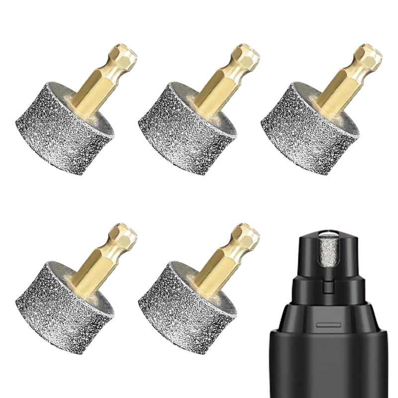 5Pcs Dog Nail Grinder Diamond Tip Replacement Heads Replaceable Paws Dog Claw Grinder Bits Pet Paws Grooming Accessories - PawsPlanet Australia