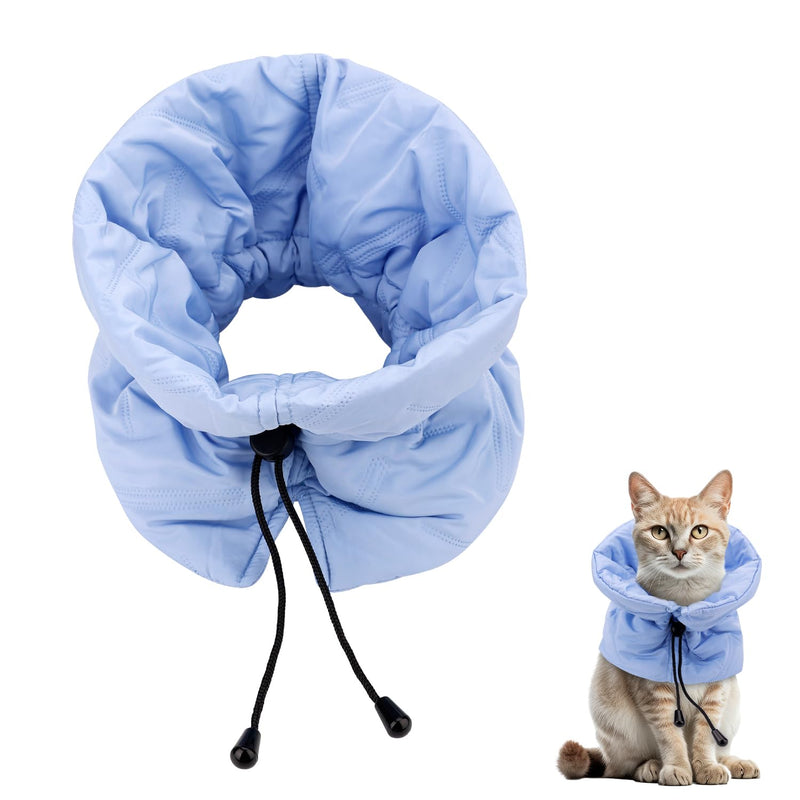 Cat Recovery Collar, Soft Adjustable Cat Cone, Cat Elizabethan Collar Cat Neck Protective Collar Neck Collar After Surgery for Cats Kitten Prevent from Licking Wounds (S) - PawsPlanet Australia