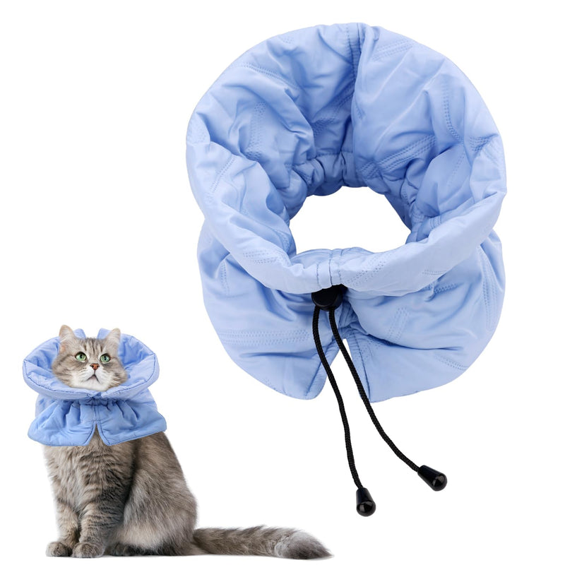 Cat Cone Collar, Adjustable Cat Recovery Collar Lightweight Waterproof Protective Cat Collar Soft Pet Recovery Collar Prevent Dogs Cats from Licking Wounds (S) - PawsPlanet Australia