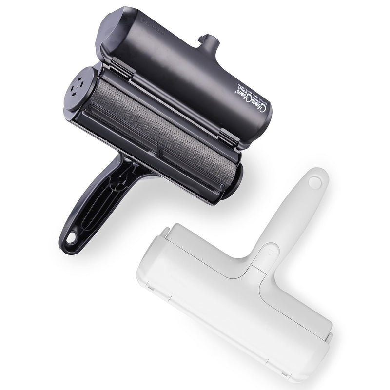 ChomChom Roller Pet Hair Remover and Reusable Lint Roller - Original White, Black Cat and Dog Hair Remover - PawsPlanet Australia