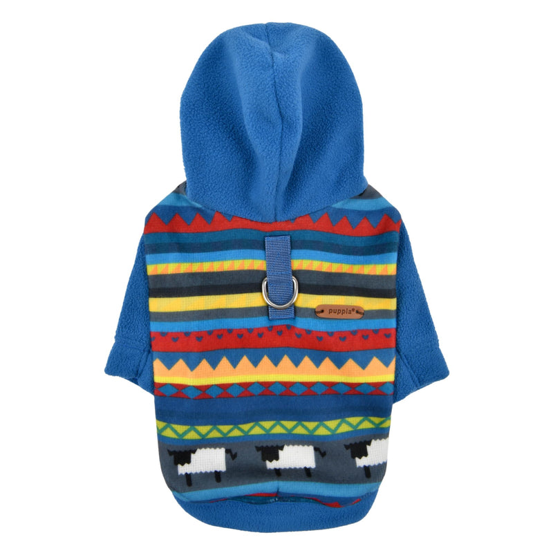 Puppia Kosa Winter Hoodie Warm Cozy Fashionable for Small Dogs, Teal, Small TEAL_KOSA - PawsPlanet Australia
